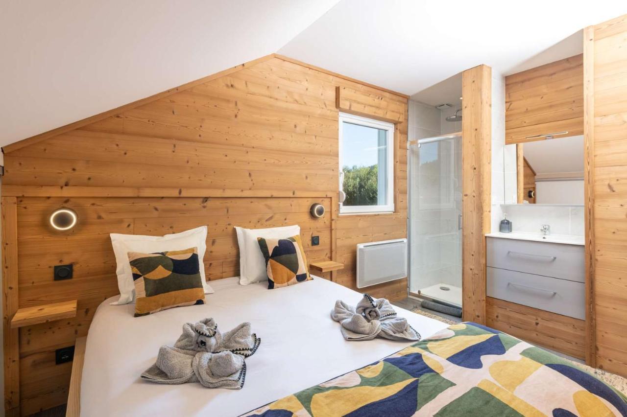 Chalet Du Bien-Etre 15P. Piscine,Spa, Hammam,Petanque,Basket เฌราร์แมร์ ภายนอก รูปภาพ